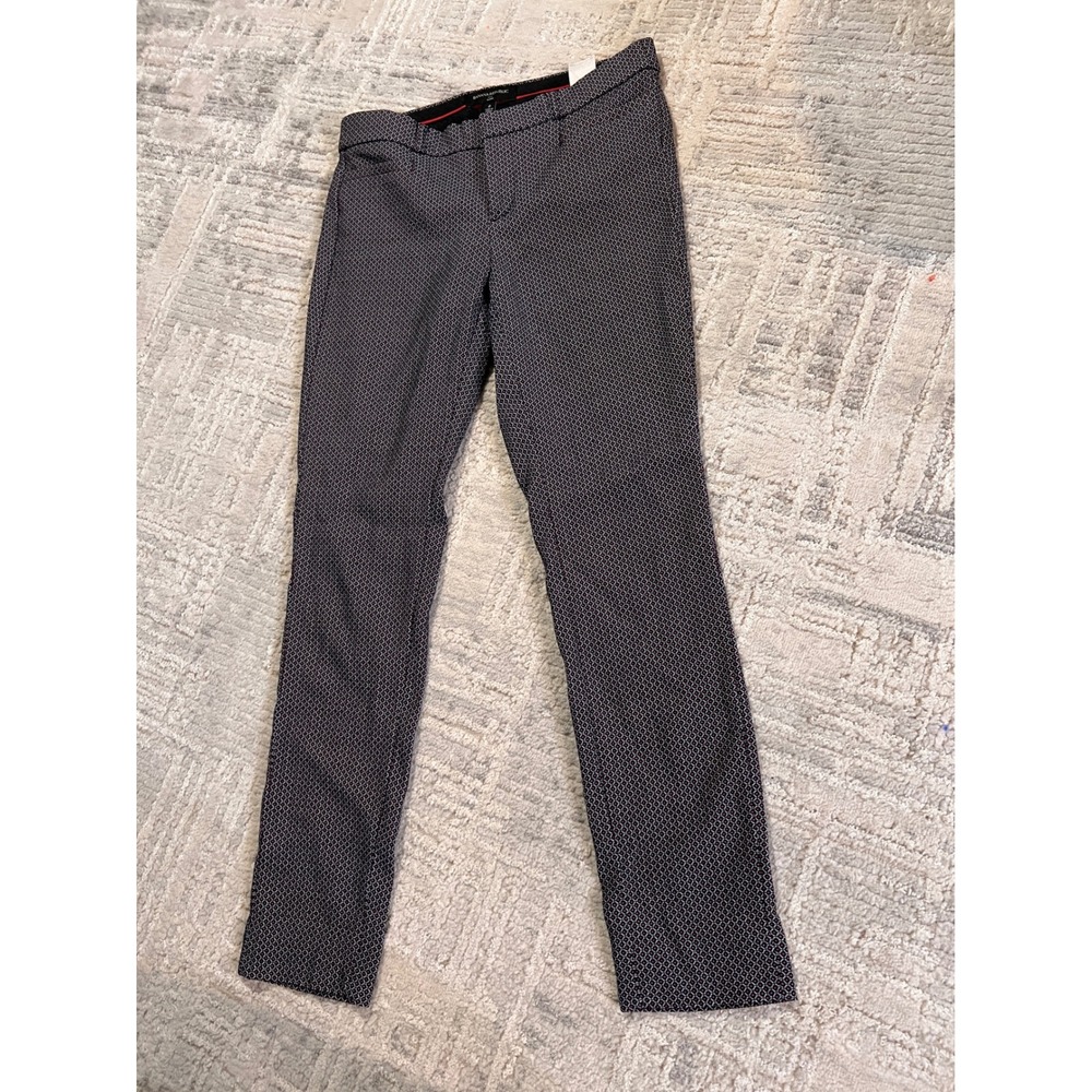 Banana Republic Sloan Fit Geometric Print Career Work Pants Size 2 - Picture 3 of 14